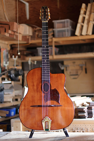 ジプシージャズギター：#120 Busato inspired gypsy guitar - custom ordered